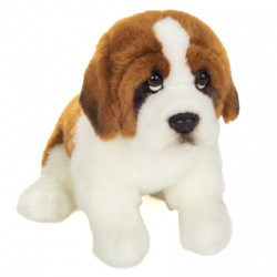 Knuffel Hond Sint Bernard Zittend 25cm