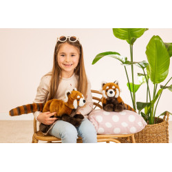 Knuffel Rode Panda 30cm Knuffel Rode Panda 30cm