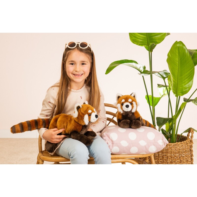 Knuffel Rode Panda 30cm Knuffel Rode Panda 30cm