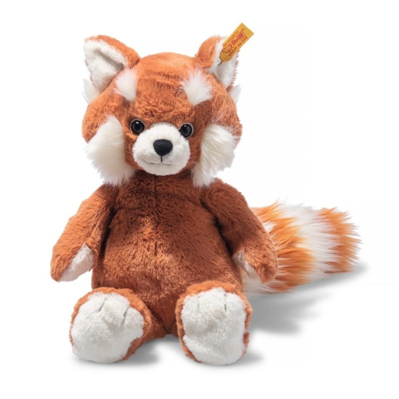 Knuffel Benji Rode Panda 28cm