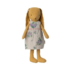 Knuffel Bunny Size 1 Dusty Yellow met Jurk 20cm