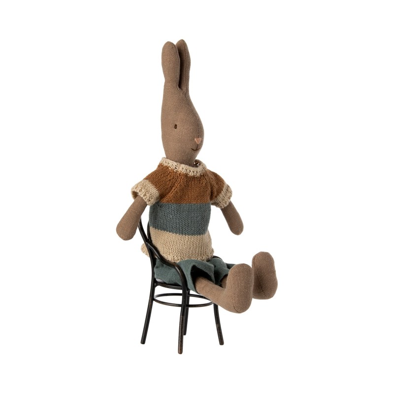 Knuffel Rabbit Size 2 Bruin met Shirt en Short 29cm