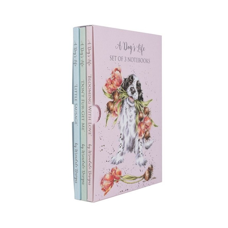 Set of 3 Notebooks - A Dog's Life