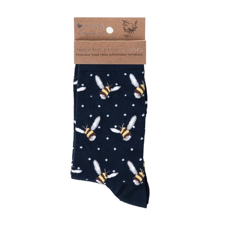 Sokken - Bee Sock - Busy Bee - NAVY