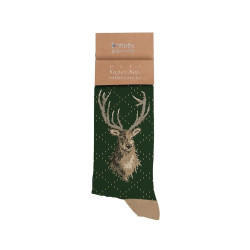 Sokken - Stag Men's Sock - Portrait of a Stag