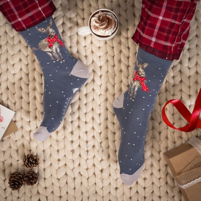 Kerstsokken - Donkey Men's Christmas Sock
