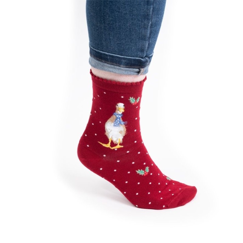 Kerstsokken Eend Christmas Scarves Duck