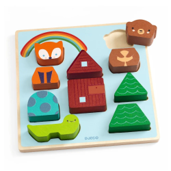 Reliefpuzzel Regenboog 10pcs