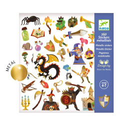 Stickers Middeleeuwen 160pcs