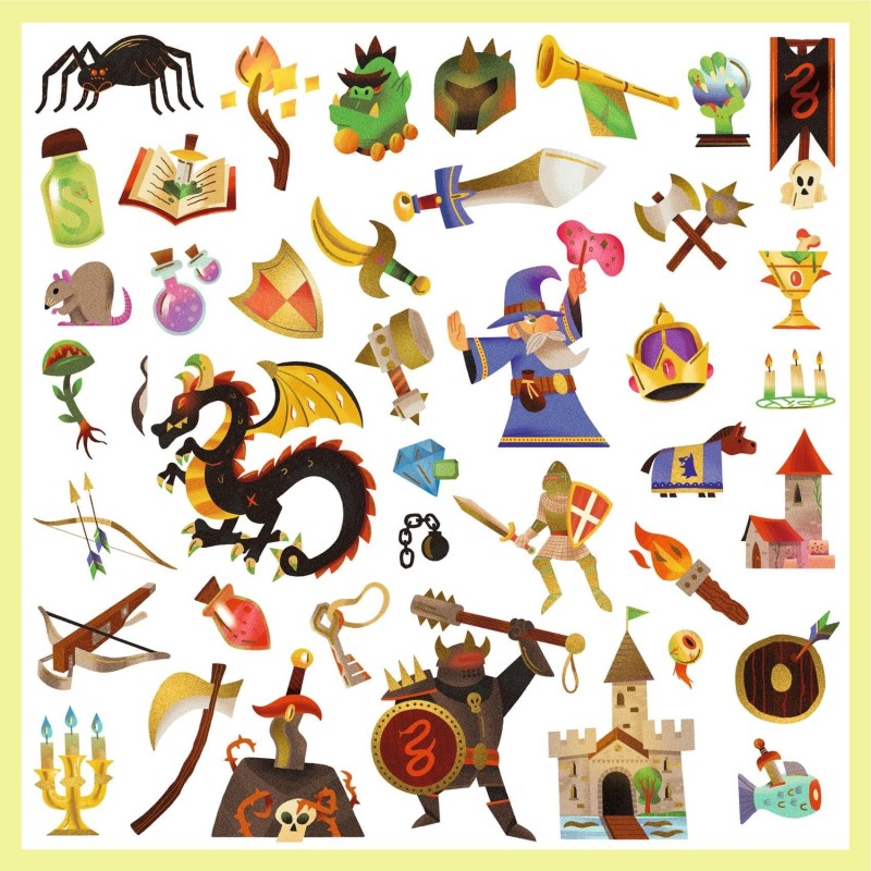 Stickers Middeleeuwen 160pcs