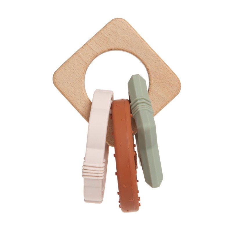 Bijtring Hout/Siliconen Little Universe
