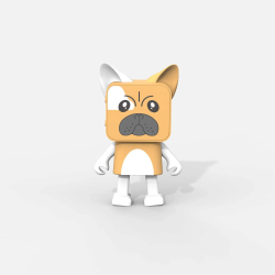 BT Speaker Dancing Animal Bulldog