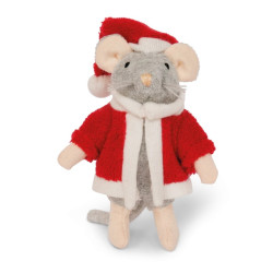Knuffelmuis De Kerstman