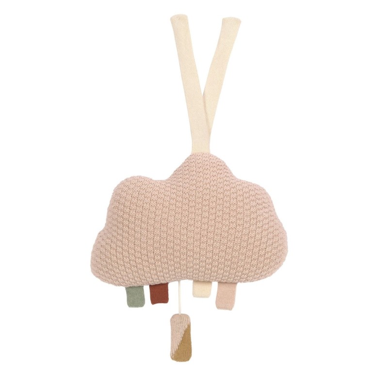 Muziekknuffel Little Universe Wolk Creme