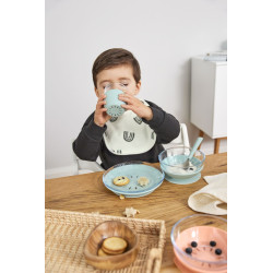 Kinderbestek Set Vork en Lepel Blauw