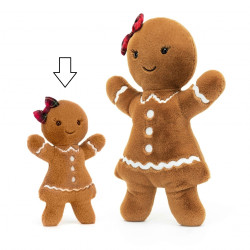 Knuffel Jolly Gingerbread Ruby Original Knuffel Jolly Gingerbread Ruby Original
