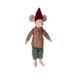 Kerstmuis Jongen Medium 37cm