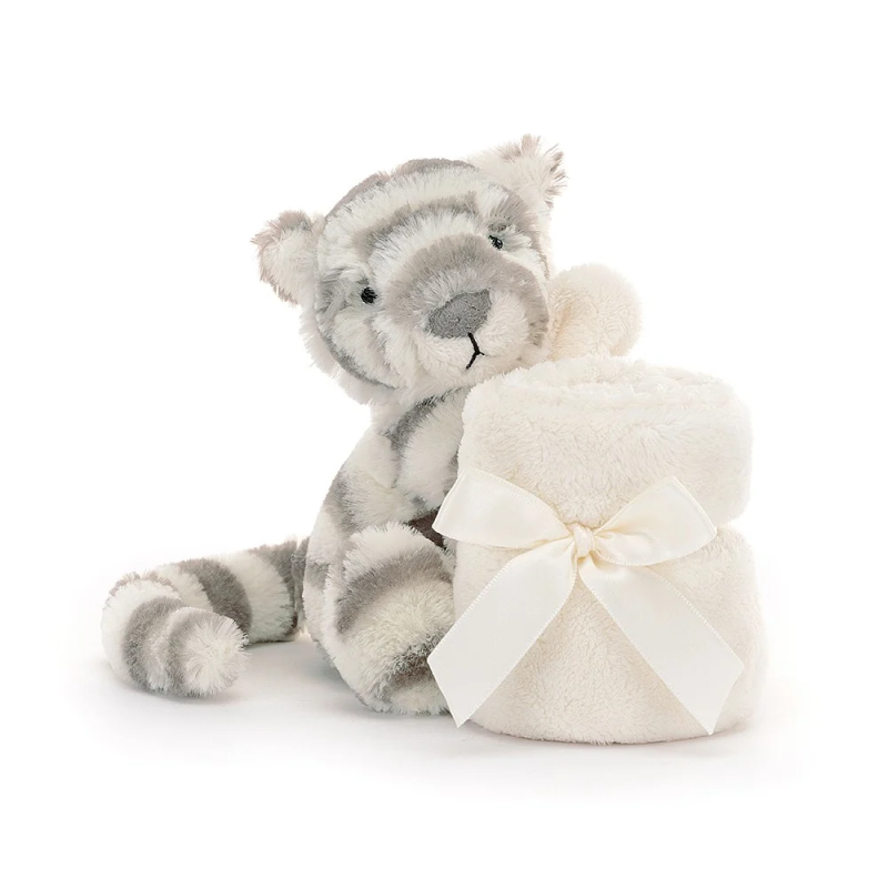 Knuffeldoek Bashful Snow Tiger Soother