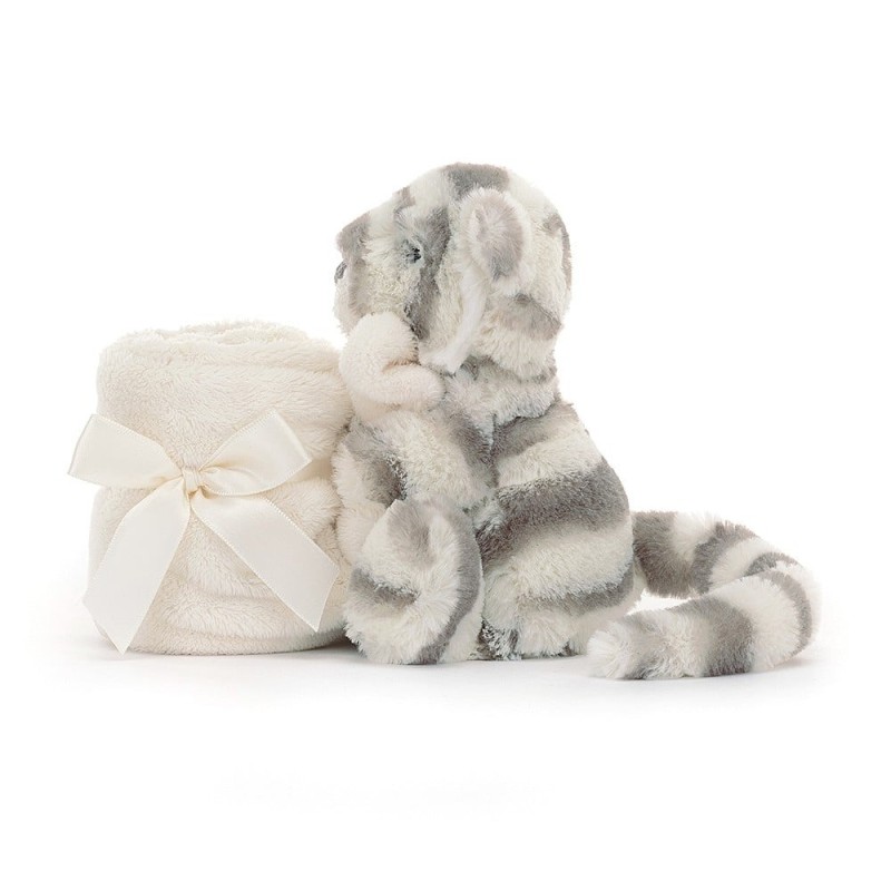 Knuffeldoek Bashful Snow Tiger Soother