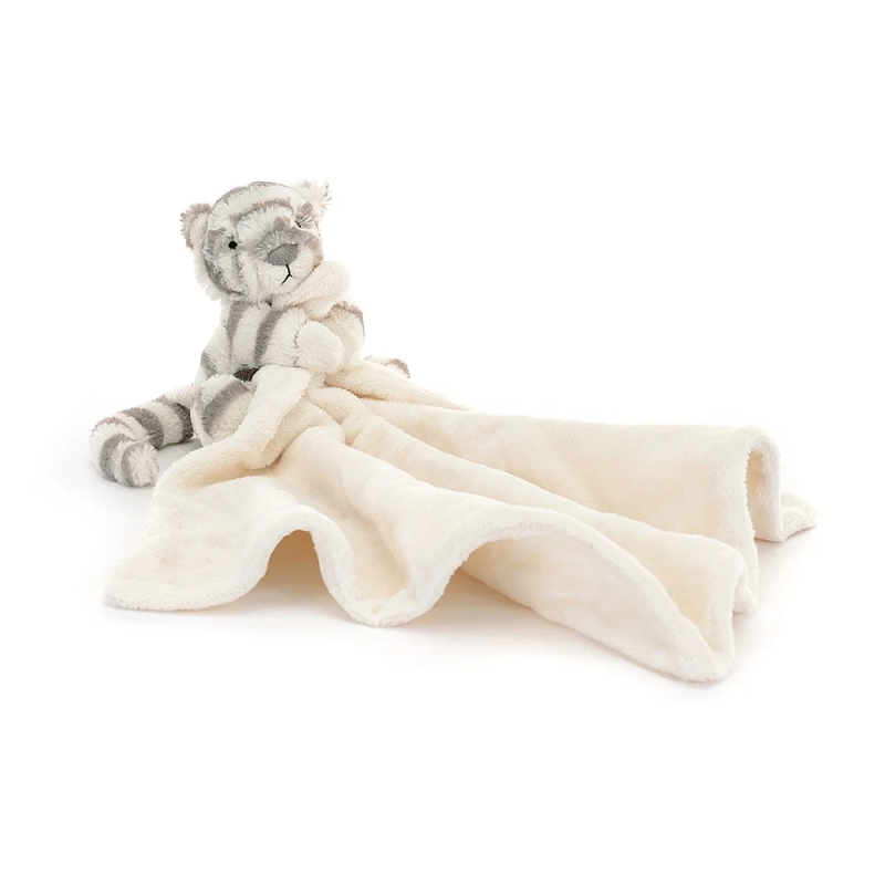 Knuffeldoek Bashful Snow Tiger Soother