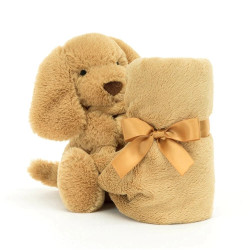 Knuffeldoek Bashful Toffee Puppy Soother