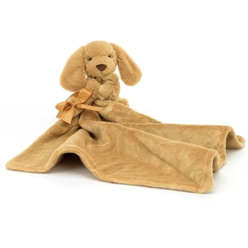 Knuffeldoek Bashful Toffee Puppy Soother