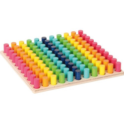 Insteekspel Regenboog Hout 121-delig