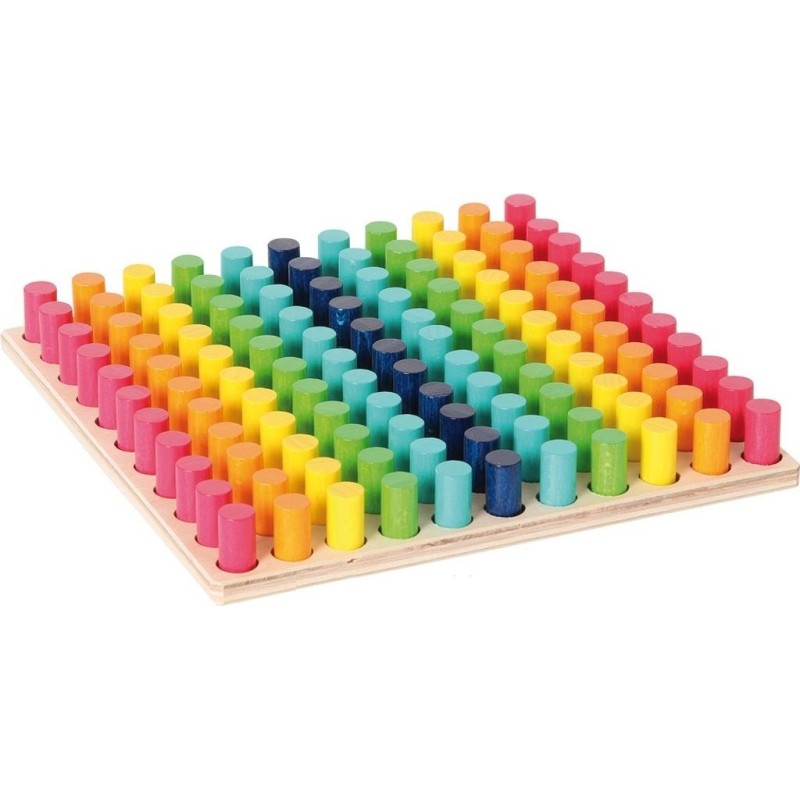 Insteekspel Regenboog Hout 121-delig