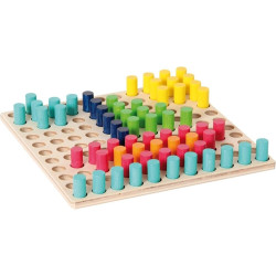 Insteekspel Regenboog Hout 121-delig