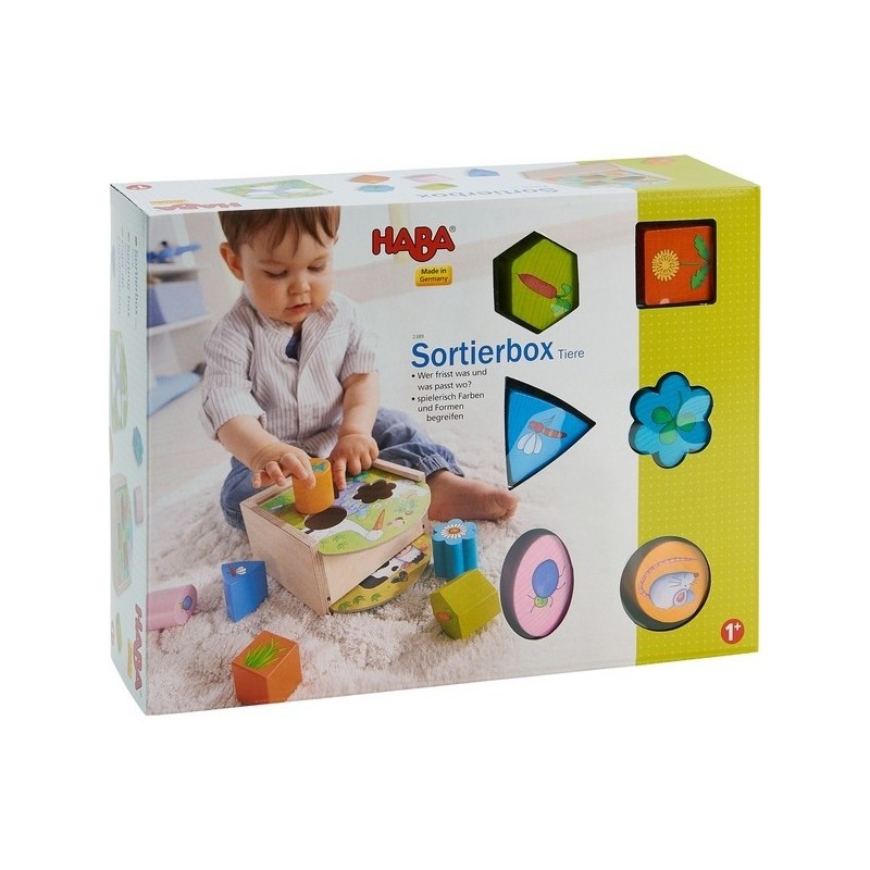 Sorteerbox Dieren Hout