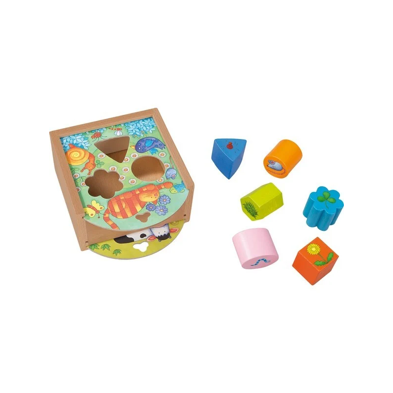 Sorteerbox Dieren Hout