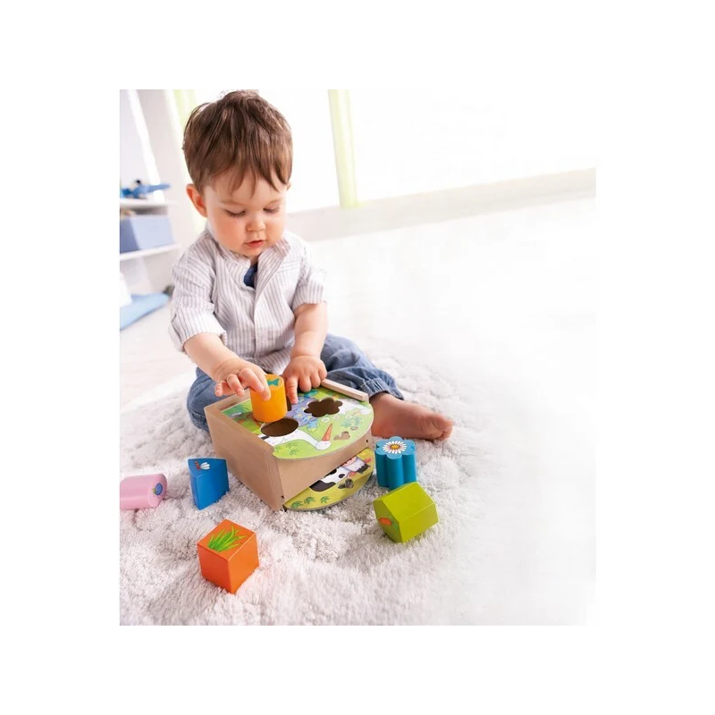 Sorteerbox Dieren Hout