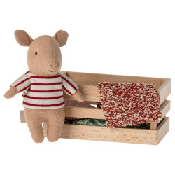 Knuffel Pig in Box Baby Girl 10cm