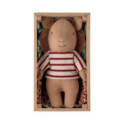 Knuffel Pig in Box Baby Girl 10cm