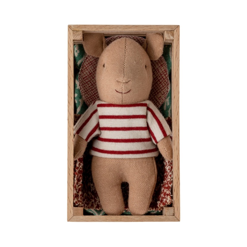 Knuffel Pig in Box Baby Girl 10cm
