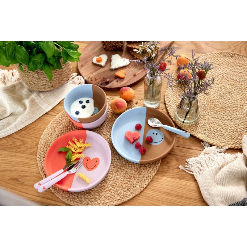 Kinderschaaltje Happy Rascals Smile Sky Blue