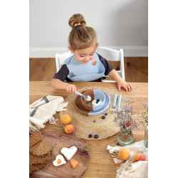 Kinderschaaltje Happy Rascals Smile Sky Blue