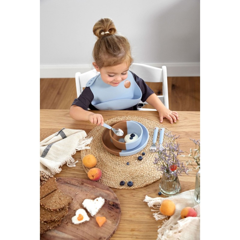 Kinderschaaltje Happy Rascals Smile Sky Blue