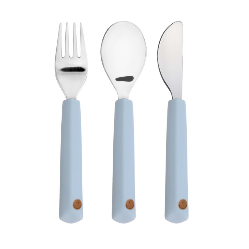 Kinderbestek Happy Rascals Smile Set 3-delig