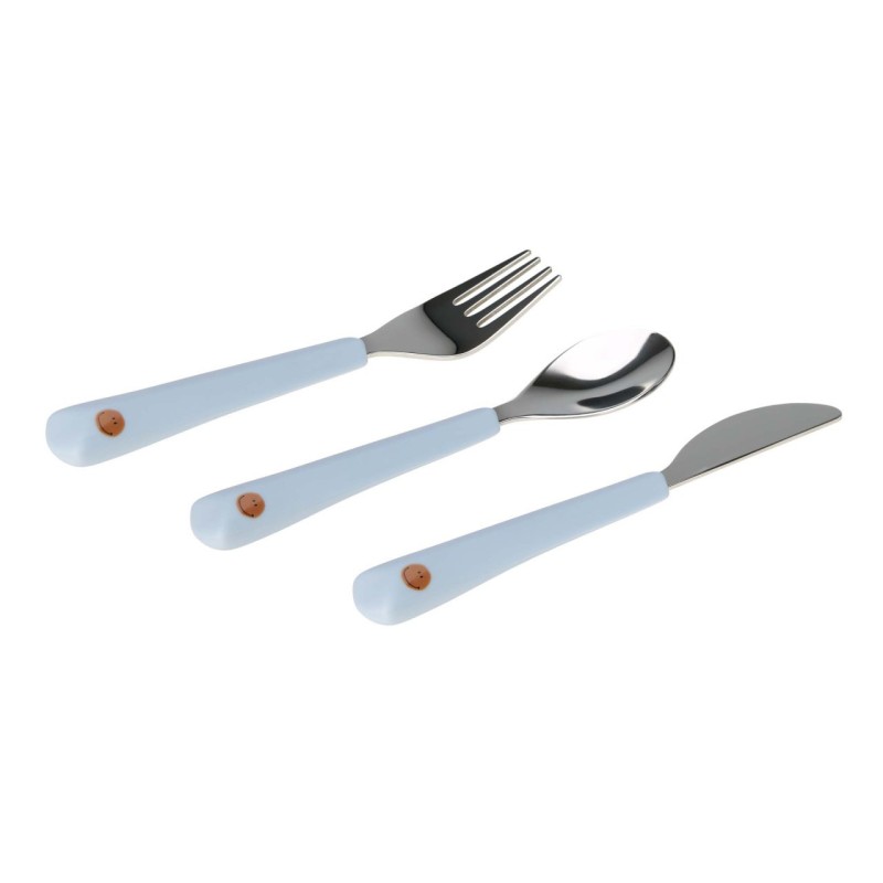 Kinderbestek Happy Rascals Smile Set 3-delig