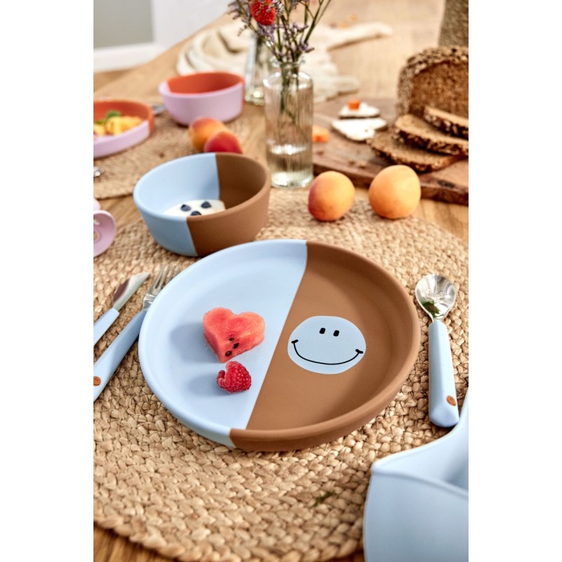 Kinderbestek Happy Rascals Smile Set 3-delig