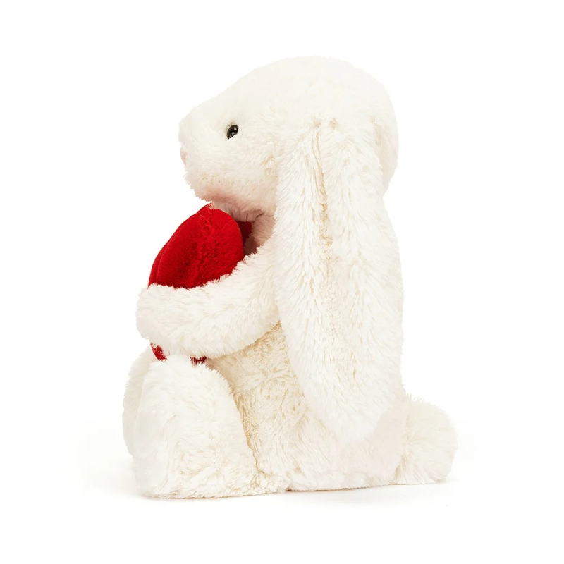 Knuffel Konijn Bashful Red Love Heart Bunny Original Knuffel Konijn Bashful Red Love Heart Bunny Original