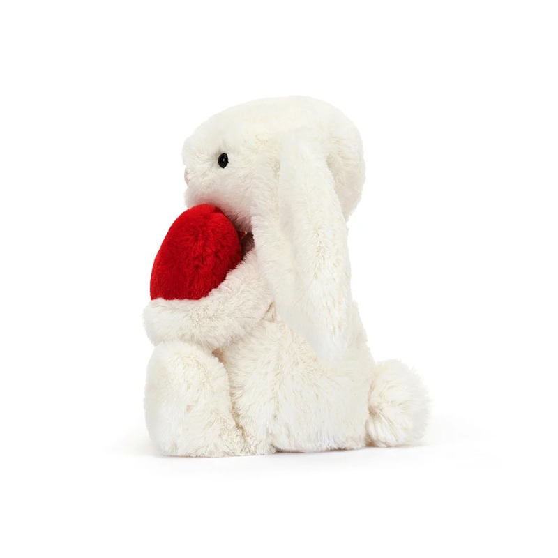 Knuffel Konijn Bashful Red Love Heart Bunny Little