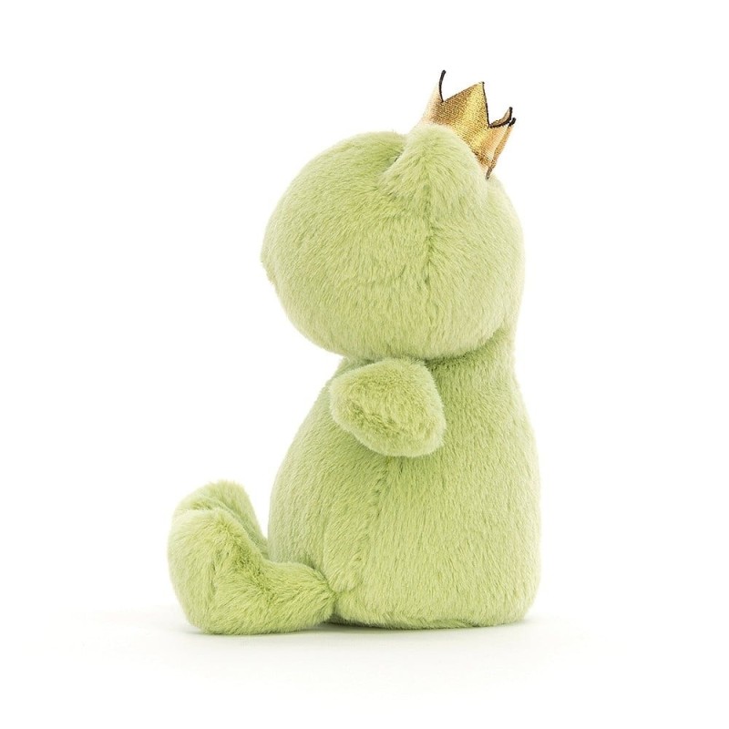 Knuffel Kikker Crowning Croaker Green Knuffel Kikker Crowning Croaker Green