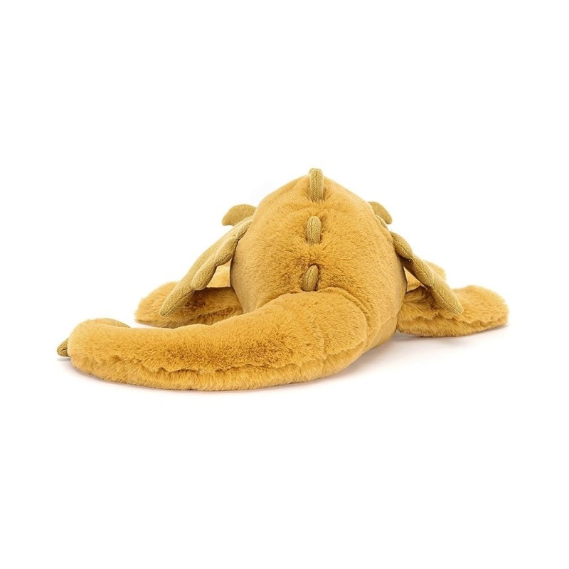 Knuffel Draak Golden Dragon Huge Knuffel Draak Golden Dragon Huge