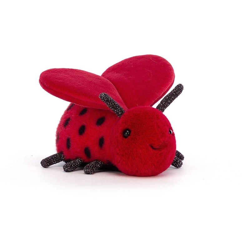 Knuffel Lieveheersbeestje Loulou Love Bug Knuffel Lieveheersbeestje Loulou Love Bug