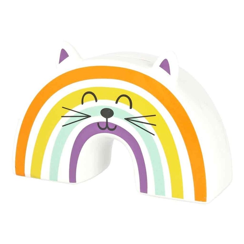 Spaarpot Regenboog Kat