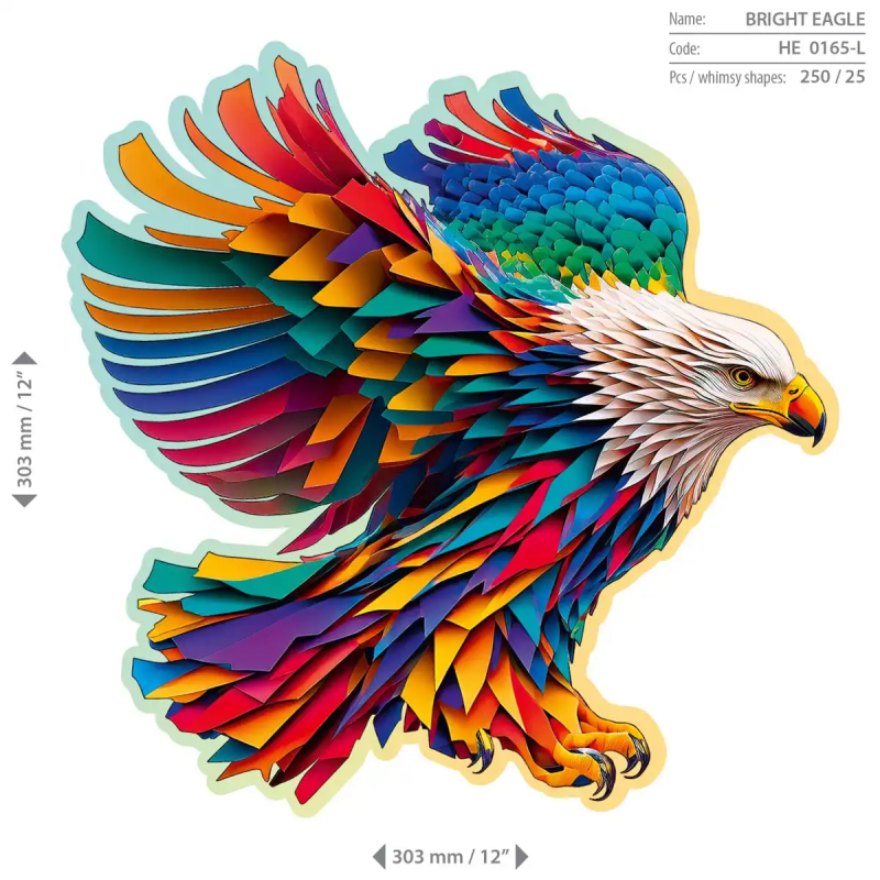 Puzzel Hout Bright Eagle 250pcs