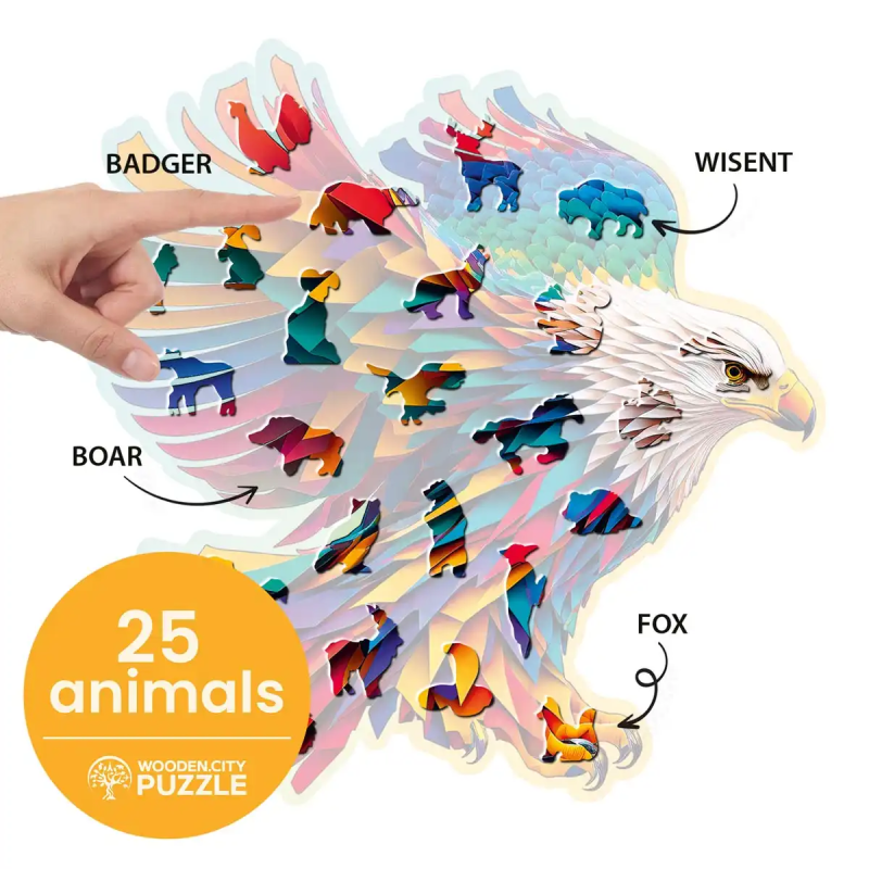 Puzzel Hout Bright Eagle 250pcs