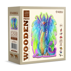 Puzzel Hout Magnificent Dragon 150pcs